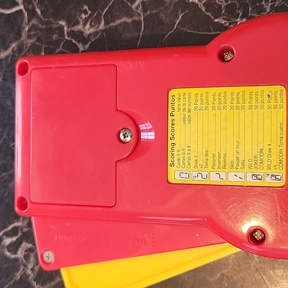 Vintage 1999 UNO Handheld Electronic Travel Card Game Mattel - Picture 5 of 5